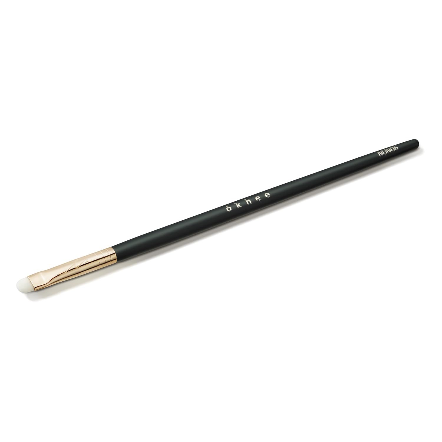 SOO ADOR okhee Eyeline Smudge Brush NUN06 – Professional Korean Eye Makeup Brush, Flat Precision Smudge Brush for Soft Eyeliner, Eyeshadow Blending & Natural Eye Definition - Image 5