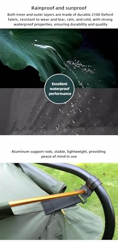 Carpa plegable resistente al viento e impermeable para camping miniatura 3