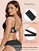PoseFree Wireless Jelly Bras for Women No Underwire Back Fat Smoothing - Seamless Deep V Push Up Supportive Bra Butter-Soft & Breathable for Small Chest - Black S