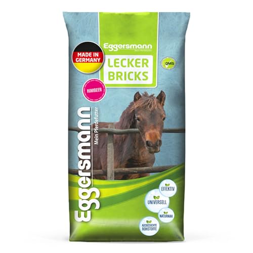 Eggersmann Lecker Bricks Himbeer für Pferde, 1-er Pack (1 x 25 kg)