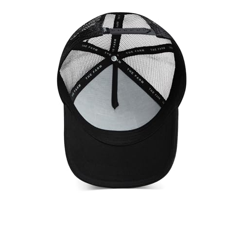 Image of Goorin Bros. The Farm Unisex Original Adjustable Snapback Trucker Hat, Black (The Flex Pitbull), One Size