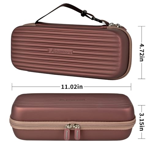 Image of Stethoscope Case for 3M Littmann Classic III and BP Cuff-Brown | Also Fits Paramed, for FriCARE and for Scienlodic; Layered Pockets Organize Medical Tools, Case Only