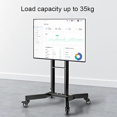 Soporte móvil para TV 32-65 pulgadas con ruedas y altura ajustable miniatura 5