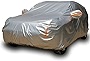 Tecoom Super Heavy Duty Multiple Layers SUV Car Cover All Weather Waterproof Windproof Reflective Snow Sun Rain UV Protective Outdoor with Buckles and Belt Fit 191-205 inches SUV