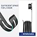 Anina EV Charger Holder for SEA J1772 Connector J Hook Car Nozzle Holster Dock Wall Mount Electric Vehicle Cable Organizer Compatible with Ford BMW Nissan Audi Heavy Duty Steel