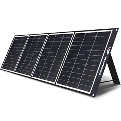 ALLPOWERS SP035 200W Portable Solar Panel Charger Monocrystalline Foldable Solar Panel Kit IP67 Waterproof Solar Power Battery for RV Solar Generator Outdoor Camping Off Grid Van