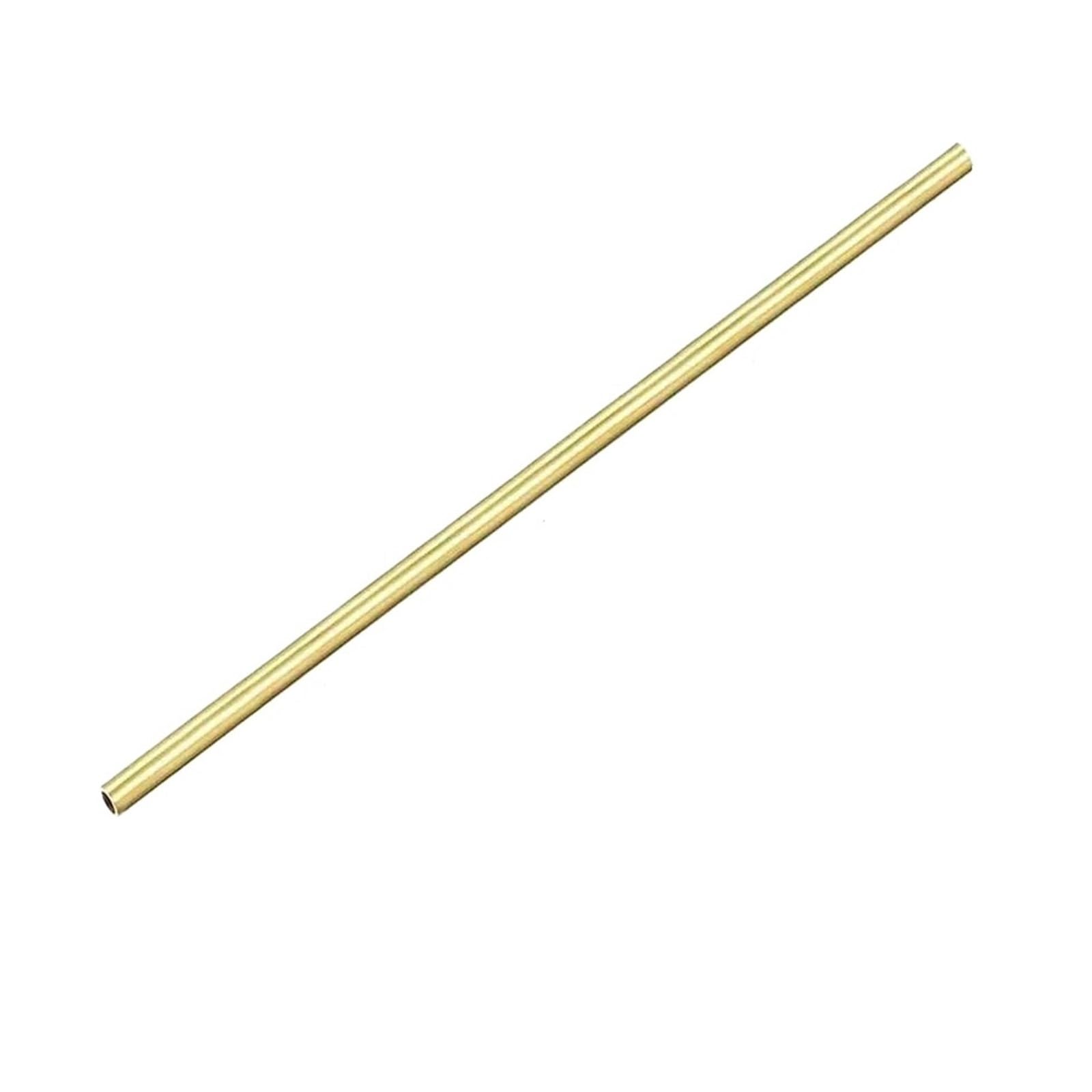 1Pc Tubo di Rame Ottone 1.5mm Spessore Parete 300mm 500mm Lunghezza Dritto Diametro Esterno Modellazione Asta Taglio FAI DA TE
