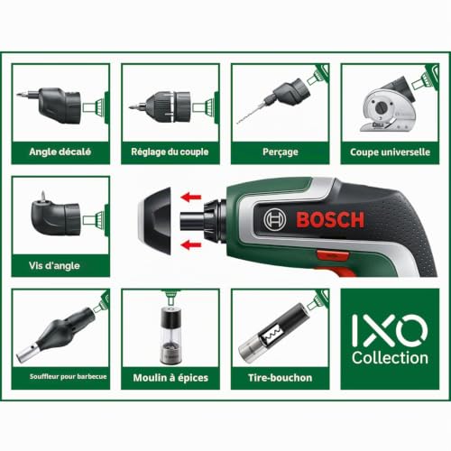 Bosch Home and Garden Accessoires pour visseuse sans fil - Renvoi d'angle pour IXO 1600A001Y8
