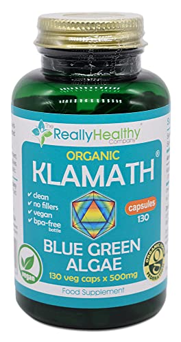 Klamath Blue Green Algae Superfood, 130 Vegetarian Capsules