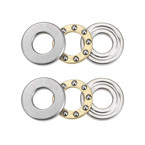 Roulement à billes de poussée F5-11M 5mm x 11mm en acier allié de haute précision