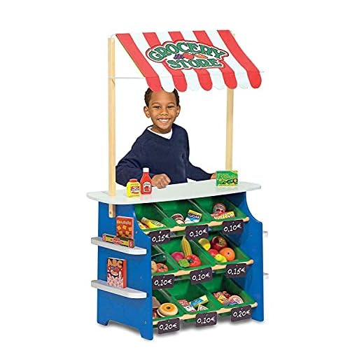 Melissa & Doug- Tienda de Abarrotes, Puesto de Limonada, Multicolor, 127 cm H x 41.275 cm W x 81.28 cm L (14070)