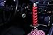 Kei Project Katana Samurai Sword Shift Knob Shifter Katana VIP Metal Weighted with Adapters Fits Most Cars (Black/Blue)
