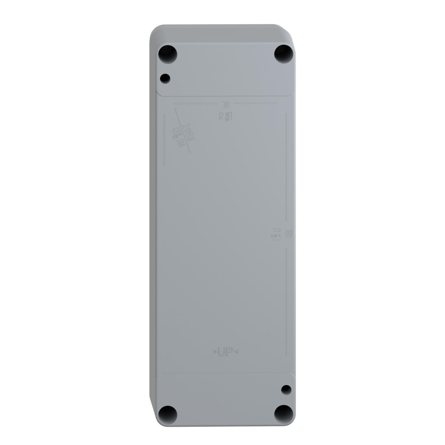 CAJA PLASTICO VACIA 8 TALADROS