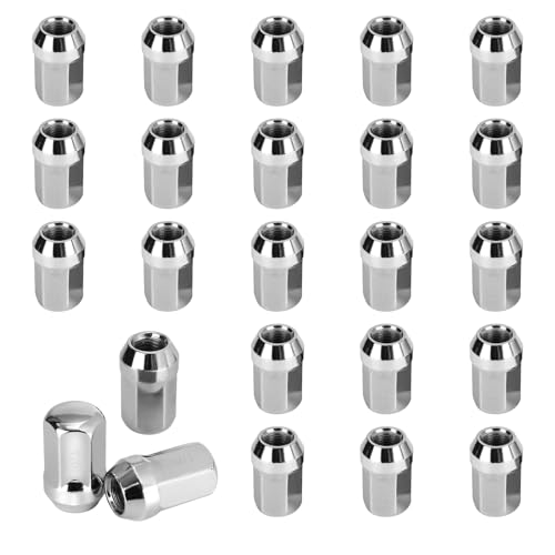 Image of Wheel Lug Nuts Set M14 x 1.5 Fits for Chevy Silverado 1500 Suburban Tahoe Traverse, for GMC Sierra Yukon XL, for Cadillac Escalade ESV, for Buick Enclave, for Jeep Grand Wagoneer Replace 9596070 24PCS