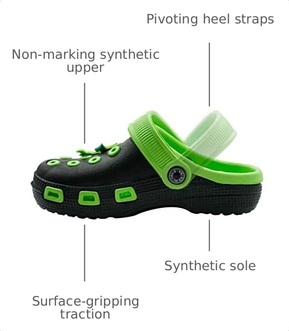 Image of Toddler Little Kids Clogs Slippers Sandals, Non-Slip Girls Boys Clogs Slide Lightweight Garden Shoes Slip-on Beach Pool Shower Slippers