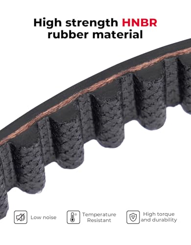Image of KEMIMOTO Surron Drive Belt HNBR Material for High-Torque Off-Road Trails | Upgraded, Compatible with Surron Light Bee & X160 /X260 Talaria XXX Primary Belt 560-8M, High-Torque Power Delivery