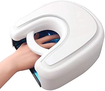 4 8W Almost Nail Dryer, UV LED Light Gel Nail Polish Hardening Lamp for Professional Salon 4 Timer Setting 21 Pieces LED Light auto Sensor for fingernail and toenail Machine