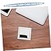 Aluminum Alloy Desk Cable Management Box with Threading Hole Square Grommet Organizer for Home Office Dustproof Brush Lining Efficient Cable Organization Stylish Wire Cover for