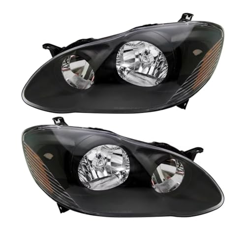 Phares avant neufs pour rénover Toyota Corolla 2003-2008 sans lampe
