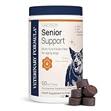 Veterinary Formula Smart Vitality Senior Support Dog Supplements 60ct – Senior Dog Vitamins to Help Promote Mobility, Hip & Joint, Immune Health – Dog Multivitamin with Glucosamine and Chondroitin