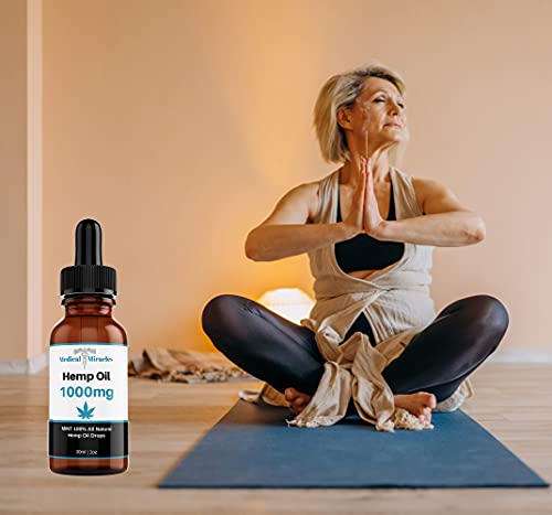 Medical Miracles Hemp Oil - Relief, Quick Healing, Maximum Strength, 100% Natural Tincture May Relieve Muscle, Joint, Knee, Nerve | Fast Acting, Extreme Power (1000mg Hemp Oil) - Image 7