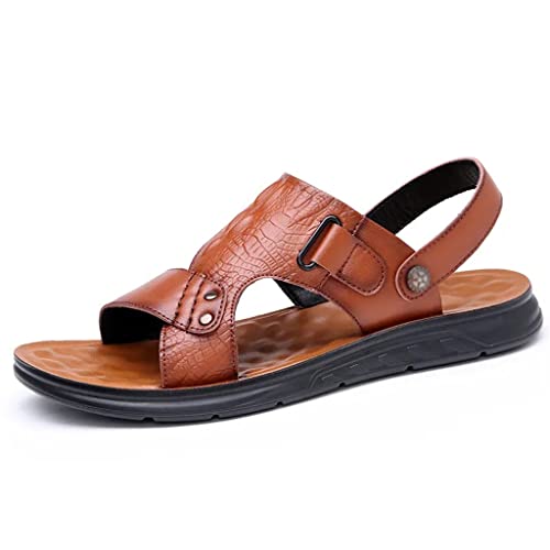 Men's Sandals Casual Beach Shoes Men's Anti-Skid Sandalias Sandals for Men Sandale(43)2