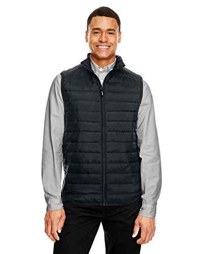 Ash City - Core 365 Men's Prevail Packable Puffer Vest 4XL BLACK