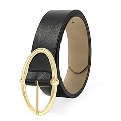 Black With Gold Buckle