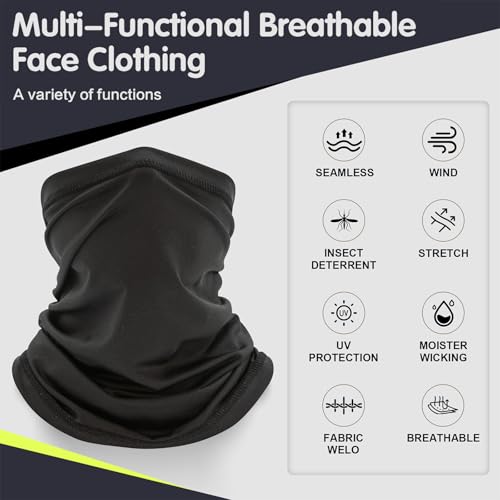 Image of Cooling Neck Gaiter for Men Women Gator Face Mask Scart Cover Fishing Motorcycle Breathable Sun Protection Balaclava Bandana