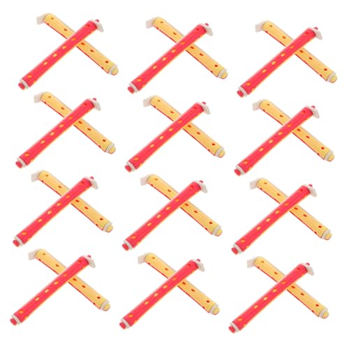MAJORMENCH Juego De 24 Rulos Huecos Cabello Largo 9x91 Mm Para Permanente Sin Calor Rizos Naturales Suaves Para Mujeres Uso Doméstico Kit De Estilismo Versátil