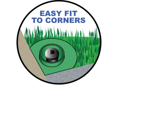 Grasshole - Sprinkler Head Protection (10-Pack) Sprinkler Donut, Lawn Sprinkler Guard, Plastic Donuts For Sprinkler Heads #TOP6