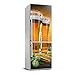 Tulup Adesivo Frigo 60x180cm Stickers Copri Frigorifero Porta Cucina - Due Bicchieri Di Birra