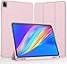 iMieet Case for iPad Pro 11 Inch (M5) 2025 /(M4) 2024 5th Gen, Trifold Stand Smart Cover with Pencil Holder and Soft TPU Back, Auto Wake/Sleep (Pink)