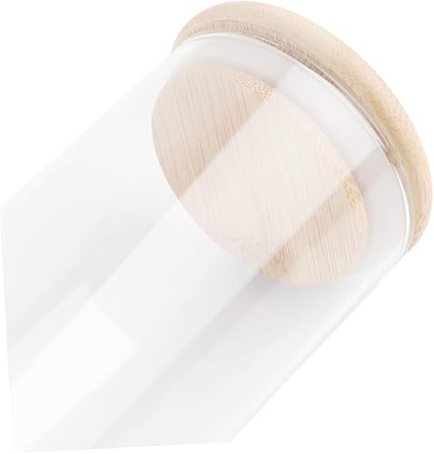 Miniatura 9 de BESTOYARD Suministros de barra de cacao caliente Tarros de almacenamiento de alimentos de vidrio Recipiente de vidrio hermético Dispensador de