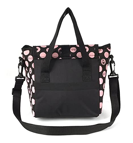 Kit Mochila Feminina Juvenil Rodinhas Alça Notebook G Barbie (Preto)