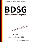  Bundesdatenschutzgesetz - BDSG - E-Book - Stand: 27. Januar 2018