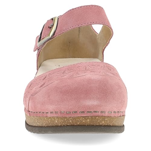 Image of Dansko Mae Mary Jane for Women - Dual-Density Cork /EVA Midsole and Lightweight Rubber Outsole Provide Durable and Comfortable Ride on Patented Stapled Construction
