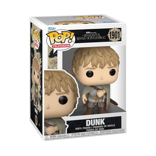 Funko POP! Television: A Knight of the Seven Kingdoms - Dunk - 1 in 6 chance of receiving the rare Chase variant - Styles Vary - Figura in vinile da collezione - Idea regalo - Prodotto ufficiale