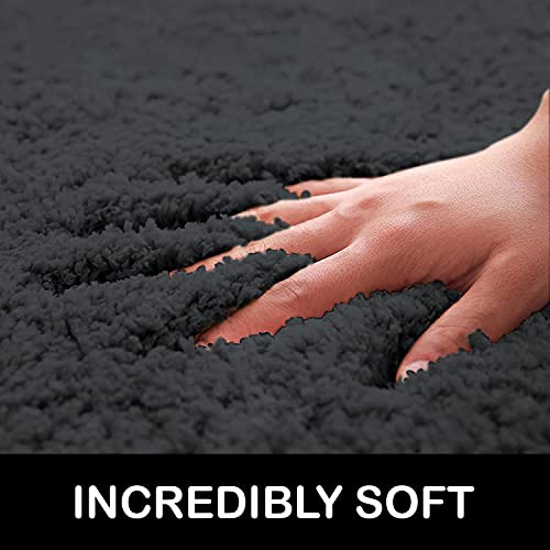 Image of Flooring India Co Newman Rectangular Carpet 2500 GSM Super Soft Anti Skid Area Rugs for Home Decor, Bedroom (4x6 Feet, Anthra)