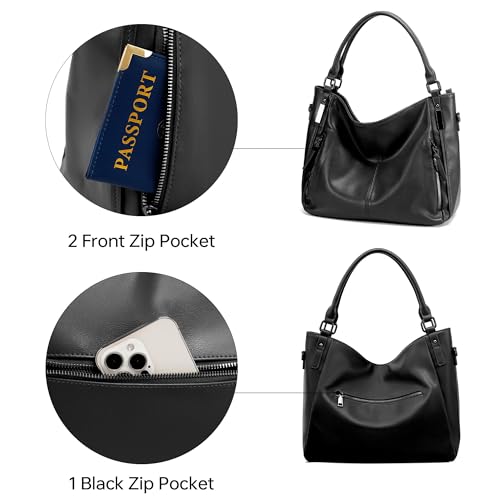 Bolso Tote para Mujer Negro miniatura 5