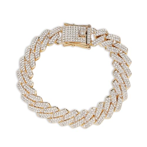 Image of Fashion Frill Bracelet For Men Women American Diamond Studded Bracelets For Women Girls Men Boys Jewellery