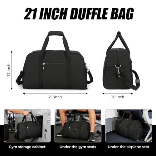 Image of Searock 45L Gym Bag for Men & Women with Shoe Compartment