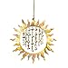 Ancient Graffiti Sun Wind Chime - Indoor/Outdoor Celestial Windchime, Wind Bells