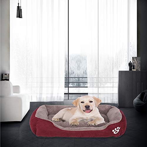 image for Utotol Dog Beds for Medium Dogs-(XXL for Large Dogs), Washable Pet Sof