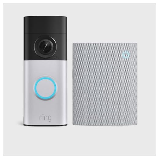 Ring Sonnette vidéo Plus filaire, nouvelle génération (Wired Video Doorbell Plus) + Chime (3e gén.) | Sonnette dotée d'une caméra | Retinal 2K | Essai gratuit de 30 jours à l'abonnement Ring Home
