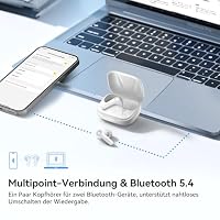 EarFun Air Pro 4 Bluetooth Kopfhörer mit Adaptive Hybride Geräuschunterdrückung, aptX Lossless, Hi-Res Audio, LDAC, 6 Mikrofone cVc 8.0 KI Anrufe, 52H Akku, Multipoint, Bluetooth 5.4, In-Ear Detection – Ansicht 7