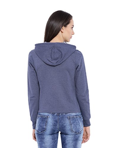 Image of PINACOLADA Women Black Crop Hoodie