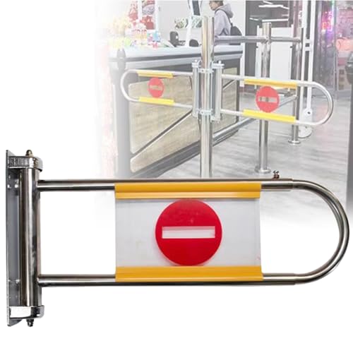 Porta Di Ingresso E Uscita A Senso Unico: I tornelli per supermercati sono caratterizzati da un design a battente unidirezionale, che indica chiaramente solo l'ingresso, rendendoli ideali per controllare il flusso del traffico agli ingressi