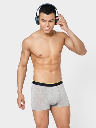 Image of Bummer Printed Micro Modal Trunks Underwear for Men - Ultra Soft & Breathable, 3 Times Softer Than Cotton, Anti-Bacterial, Stretchable for Ultimate Comfort & Style, Pack of 1 (A Shark Tank Product)
