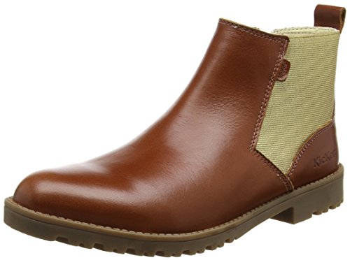 Kickers Women's Lachly Chelsea Boots, Brown, 7 UK